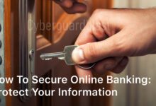 how to secure online banking