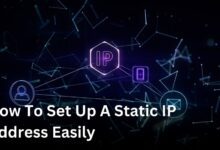 how to set up a static ip address